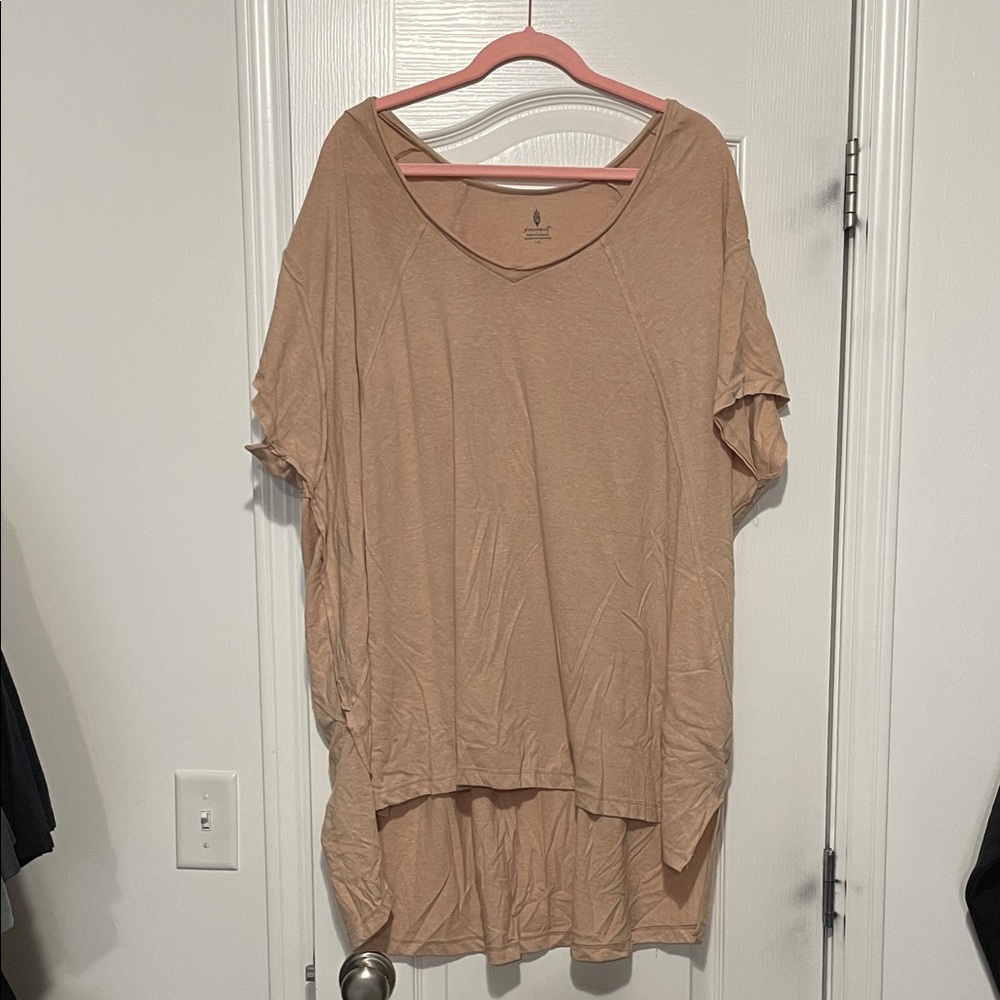 Free People Movement Women's Tan Top